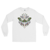 V5 Sacred Butterfly Unisex Long Sleeve T-Shirt Featuring Original Artwork By Abby Muench