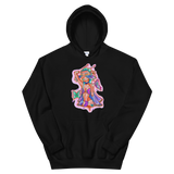 V4 Butterfly Girl Unisex Sweatshirt Featuring Original Artwork By IntoThaVoid