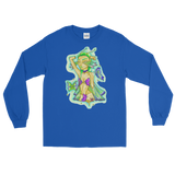 V5 Butterfly Girl Long Sleeve Shirt Featuring Original Artwork By IntoThaVoid