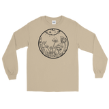 B&W Fairy Garden Unisex Long Sleeve T-Shirt