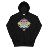 V3 Sacred Lunar Moth Unisex Sweatshirt Featuring Original Artwork by Abby Muench