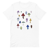 V3 Mushroom Unisex T-Shirt Featuring Original Artwork by Intothavoid