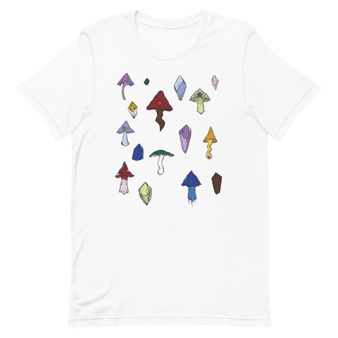 V3 Mushroom Unisex T-Shirt Featuring Original Artwork by Intothavoid