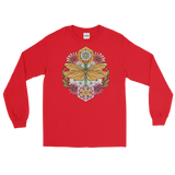 V4 Sacred Dragonfly Unisex Long Sleeve Shirt Featuring Original Artwork By Abby Muench