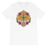 V4 Sacred Dragonfly Unisex T-Shirt Featuring Original Artwork By Abby Muench