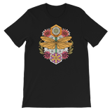 V4 Sacred Dragonfly Unisex T-Shirt Featuring Original Artwork By Abby Muench