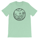 B&W Fairy Garden Unisex T-Shirt