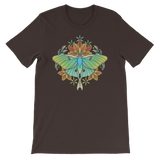 V1 Sacred Lunar Moth Unisex T-Shirt Featuring Original Artwork by Abby Muench