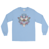 V4 Sacred Butterfly Unisex Long Sleeve T-Shirt Featuring Original Artwork By Abby Muench