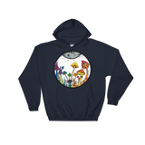Rainbow Fairy Garden Unisex Hooded Sweatshirt