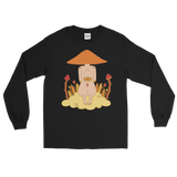 V1 Mushroom Dreamer Unisex Long Sleeve Shirt Featuring Original Artwork by Kozmic Art