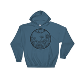 B&W Fairy Garden Unisex Sweatshirt