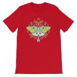 V5 Sacred Lunar Moth Unisex T-Shirt Featuring Original Artwork by Abby Muench