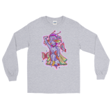 V3 Butterfly Girl Unisex Long Sleeve Shirt Featuring Original Artwork By IntoThaVoid