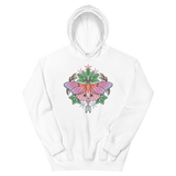V4 Sacred Lunar Moth Unisex Sweatshirt Featuring Original Artwork by Abby Muench