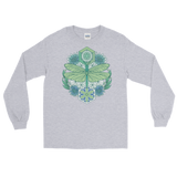 V6 Sacred Dragonfly Unisex Long Sleeve Shirt Featuring Original Artwork By Abby Muench