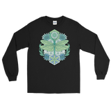 V6 Sacred Dragonfly Unisex Long Sleeve Shirt Featuring Original Artwork By Abby Muench