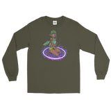 Earth Valora Unisex Long Sleeve Shirt Featuring Original Artwork By Fae Plur