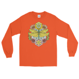 V2 Sacred Dragonfly Unisex Long Sleeve Shirt Featuring Original Artwork By Abby Muench