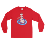 Fire Valora Unisex Long Sleeve Shirt Featuring Original Artwork By Fae Plur