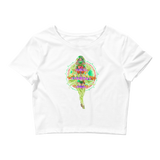 V6 Nova Crop Top Featuring Original Artwork by Fae Plur