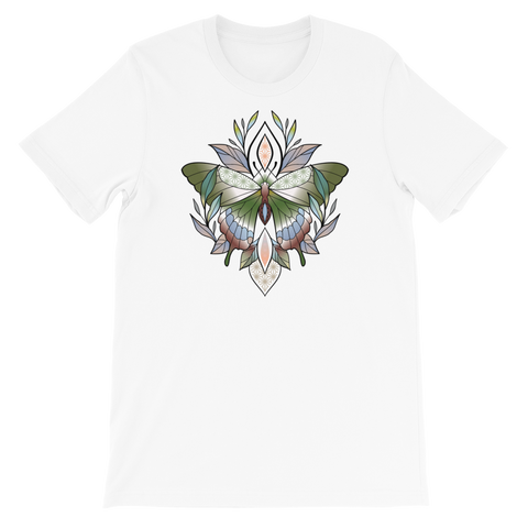 V5 Sacred Butterfly Unisex T-Shirt Featuring Original Artwork By Abby Muench