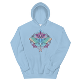 V2 Sacred Lunar Moth Unisex Sweatshirt Featuring Original Artwork by Abby Muench