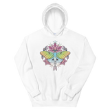 V3 Sacred Lunar Moth Unisex Sweatshirt Featuring Original Artwork by Abby Muench