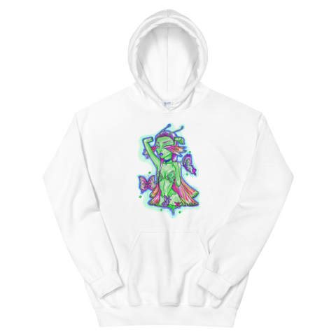 V2 Butterfly Girl Unisex Sweatshirt Featuring Original Artwork By IntoThaVoid