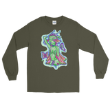 V2 Butterfly Girl Unisex Long Sleeve Shirt Featuring Original Artwork By IntoThaVoid
