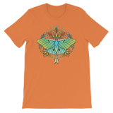 V1 Sacred Lunar Moth Unisex T-Shirt Featuring Original Artwork by Abby Muench