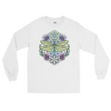 V1 Sacred Dragonfly Unisex Long Sleeve Shirt Featuring Original Artwork By Abby Muench