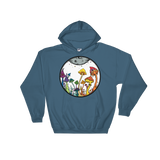Rainbow Fairy Garden Unisex Hooded Sweatshirt