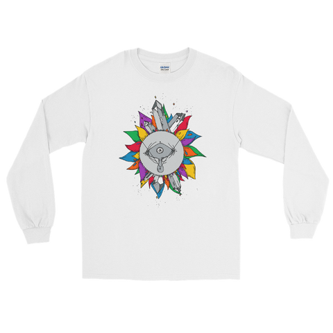 Rainbow Crystal Fairy Unisex Long Sleeve T-Shirt