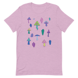 V1 Mushroom Unisex T-Shirt Featuring Original Artwork by Intothavoid