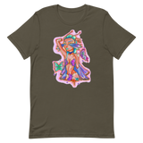 V4 Butterfly Girl Unisex T-Shirt Featuring Original Artwork By IntoThaVoid