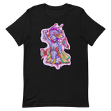 V3 Butterfly Girl Unisex T-Shirt Featuring Original Artwork By IntoThaVoid