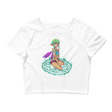V3 Valora Crop Top (Hemmed Bottom) Featuring Original Artwork By Fae Plur