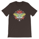 V5 Sacred Lunar Moth Unisex T-Shirt Featuring Original Artwork by Abby Muench