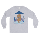 V2 Mushroom Dreamer Unisex Long Sleeve Shirt Featuring Original Artwork by Kozmic Art