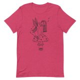 B&W Fae Magick Unisex T-Shirt Featuring Original Artwork by Kozmic Art