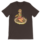 Golden Valora Crop Top Unisex T-Shirt Featuring Original Artwork By Fae Plur