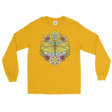 V2 Sacred Dragonfly Unisex Long Sleeve Shirt Featuring Original Artwork By Abby Muench