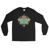 V1 Sacred Lunar Moth Long Sleeve Shirt  Featuring Original Artwork by Abby Muench