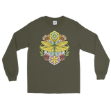 V2 Sacred Dragonfly Unisex Long Sleeve Shirt Featuring Original Artwork By Abby Muench
