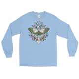 V5 Sacred Butterfly Unisex Long Sleeve T-Shirt Featuring Original Artwork By Abby Muench