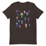 V1 Mushroom Unisex T-Shirt Featuring Original Artwork by Intothavoid
