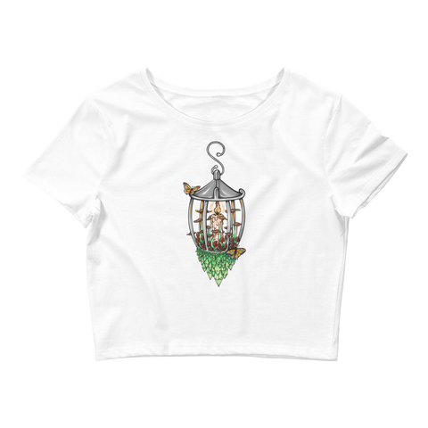 V9 Illuminate Crop Top .Featuring Original Artwork by A Sage's Creations