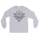Nocturnal Midnight Black Unisex Long Sleeve T-Shirt