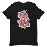 V4 Butterfly Girl Unisex T-Shirt Featuring Original Artwork By IntoThaVoid
